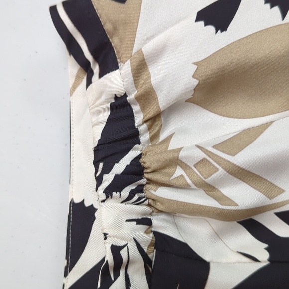 Silk flowy skirt, fully lined, size L - Picture 3 of 5